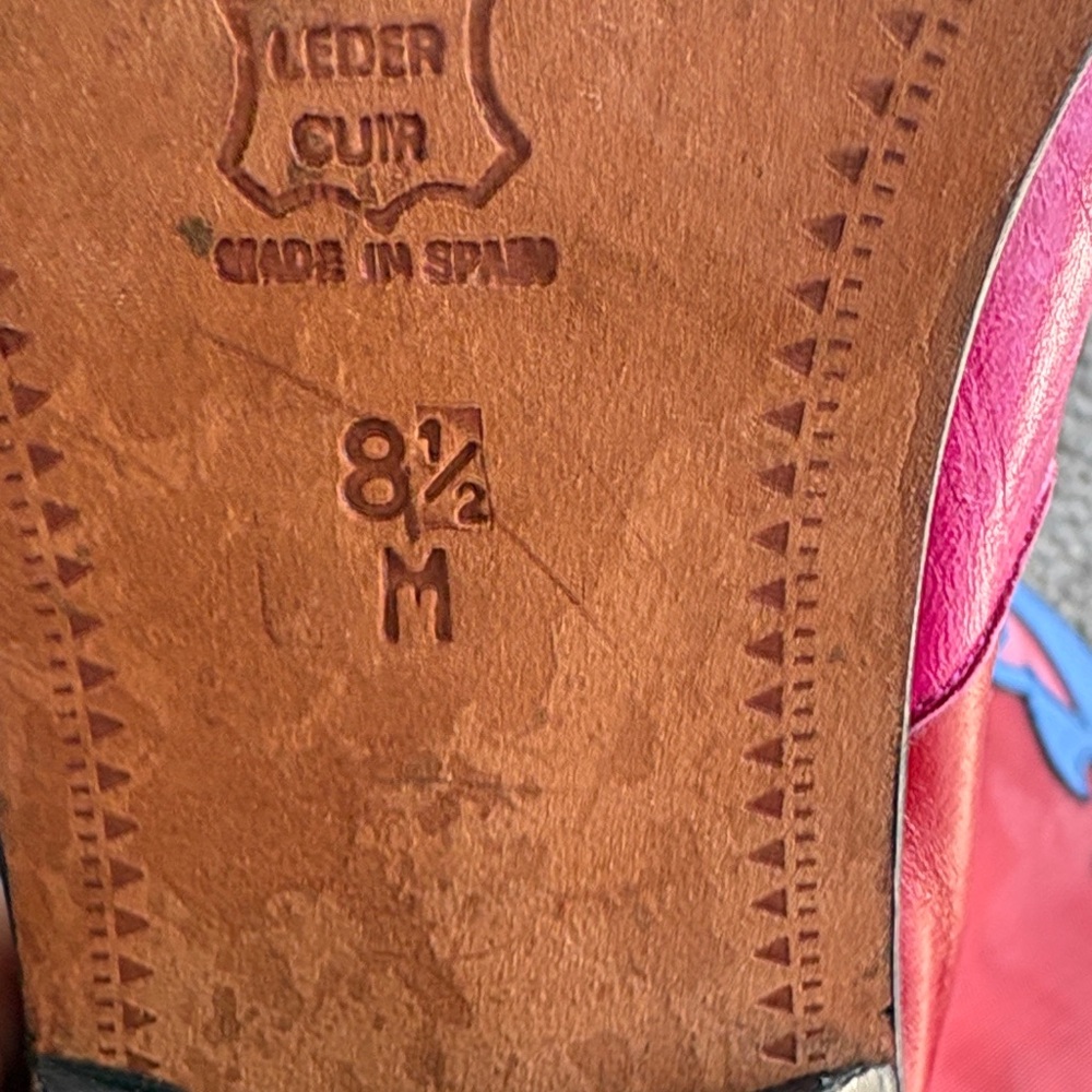 Vintage Rare Zalo Women's 1980s Suede; Leather Western Cowboy Boots; Sz:8.5; EUC - Picture 8 of 12